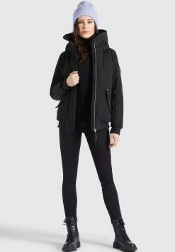 Khujo Femme MOGAMI Veste D'hiver Schwarz -khujo Soldes f108cb6e70da45e5a65c7ee0f570ff04