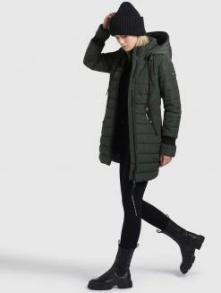 Khujo Femme SHINE2 LIGHT Veste D'hiver Dunkelgrün -khujo Soldes f23e6b8a86fb4440a3396a2a178c0a71