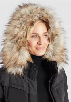 Khujo Femme LUBECK LONG4 Veste D'hiver Schwarz -khujo Soldes f2f9b2b178e94b29ae354b90ce15128c