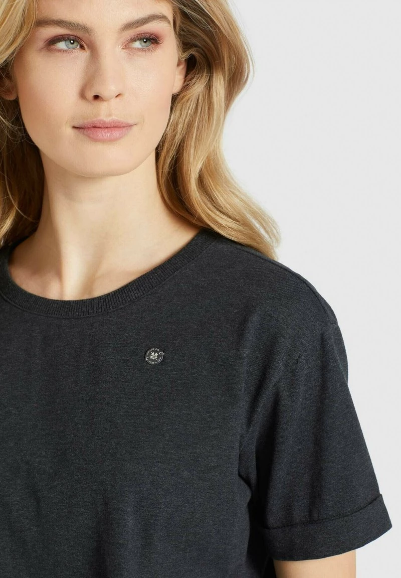 Khujo AURELIA T Shirt Imprimé Dunkelgrau Meliert Femme 8 Khujo AURELIA T Shirt Imprimé Dunkelgrau Meliert Femme – Image 6