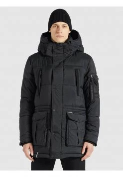 Khujo Homme ROSS Veste D'hiver Schwarz -khujo Soldes f36294319d0d4b0c9a517607029eab65