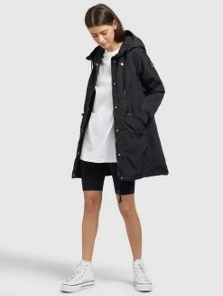 Khujo Femme GAMES Parka Schwarz -khujo Soldes f453a5351cc847c5bf2d8376df75fc4a