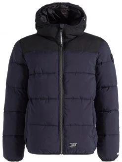 Khujo Homme UDAY Veste D'hiver Dunkelblau -khujo Soldes f4aec5e8796742dea293ca3adcd7998b