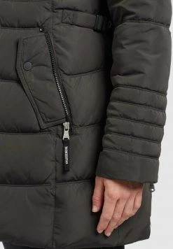 Khujo AMARAY2 Veste D'hiver Dunkelgrau Femme -khujo Soldes f633b909c46e4ed4a27b2181e8a9cc44