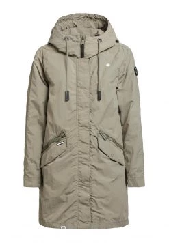 Khujo GAMES Parka Graugrün Femme -khujo Soldes f75b450287c2498ba3dacac69c9357a4