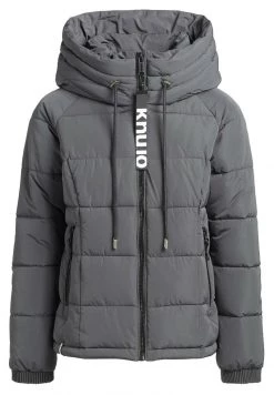 Khujo LILENA Veste D'hiver Grau Femme -khujo Soldes f7bbc8a677ab4934976d98690c7448e2