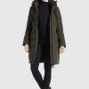 Khujo ELESSA2 Veste D'hiver Dunkeloliv Femme -khujo Soldes fa01e8e284a843cfa76e4336ee7365ae