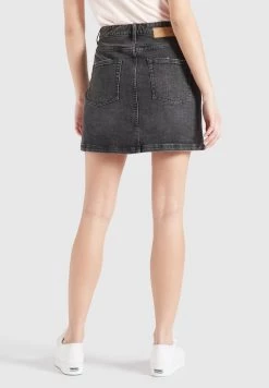 Khujo MAXIMA Jupe En Jean Schwarz Gewaschen Femme -khujo Soldes fa37d5e067514333b4fea03753ce5d16