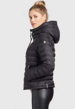 Khujo LOVINA2 SHINE Veste Légère Schwarz Femme -khujo Soldes faa1cab5740b494b95241ae2d0e78ad1