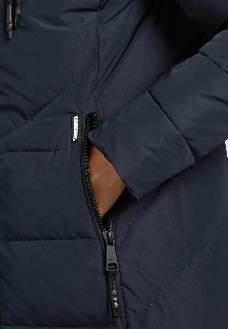 Khujo Femme ELESSA2 Veste D'hiver Dunkelblau 7 Khujo Femme ELESSA2 Veste D'hiver Dunkelblau – Image 5