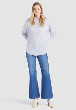 Khujo HINDE Chemisier Blue/white Femme