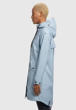 Khujo Femme ODELIE Veste Imperméable Hellblau -khujo Soldes fbaad5ff4a1e4fdfb664473f8b694e5b