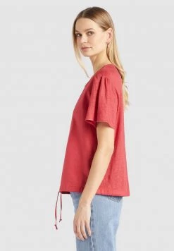 Khujo Femme ALONNA T Shirt Imprimé Red -khujo Soldes fcbfb19ad6f04c138ab428b36458d579