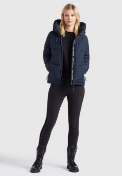 Khujo Femme ESILA Veste D'hiver Dunkelblau -khujo Soldes fcc4841088f8448ab6782ef53ba4d0c6