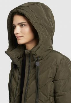 Khujo EIJA2 Veste D'hiver Dunkeloliv Femme -khujo Soldes fd233853fb0f4209b50b0feba7eb940d