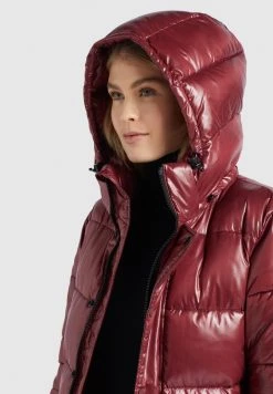 Khujo CORINNA Veste D'hiver Weinrot Glänzend Femme -khujo Soldes fd3bd49eeab9467194731d01652e94cd