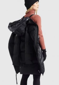 Khujo ANIVA Veste D'hiver Schwarz Femme -khujo Soldes fd4126f1abf84fa1a094fb529d667ac8