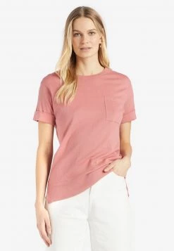 Khujo Femme ALLMUT T Shirt Basique Pink